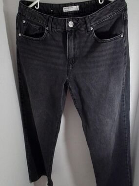 Garage Slouchy Denim Black Jeans